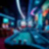 Immersive virtual casino environment showcasing advanced technology