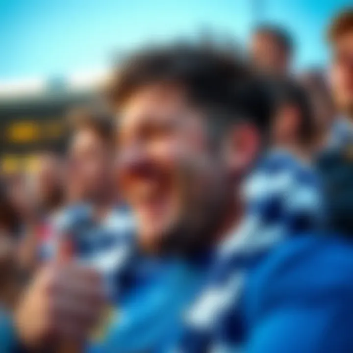 Celebration of AFC Wimbledon fans