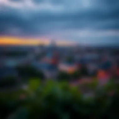 Panoramic view of Alkmaar