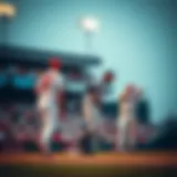 Angels and Rays players on the field during a match