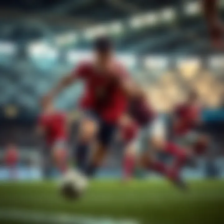 Visual breakdown of Asian handicap application in sports