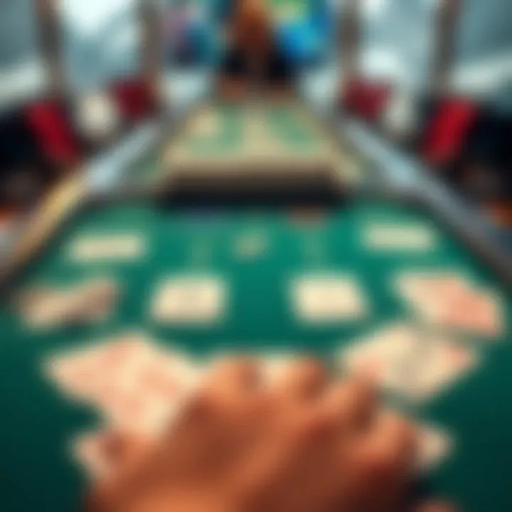 Understanding Poker Hand Rankings A strategic poker table layout showcasing various hand rankings