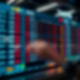 Dynamic betting exchange interface showcasing live odds