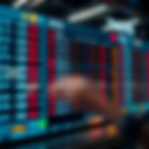 Dynamic betting exchange interface showcasing live odds