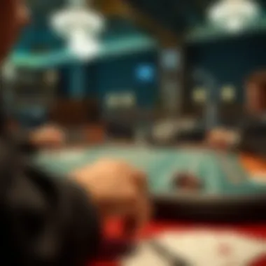 Illustration of various Blackjack strategies with visual examples