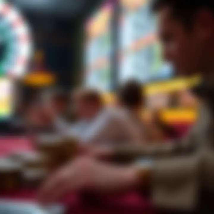 Illustration of blockchain technology in gambling