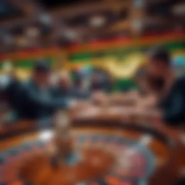 The Community and Culture of Roulette Betting A vibrant casino environment featuring players engaging with roulette