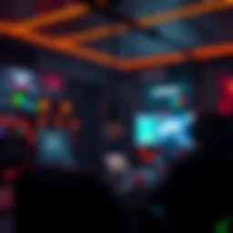 A conceptual illustration of cryptocurrency and gaming.