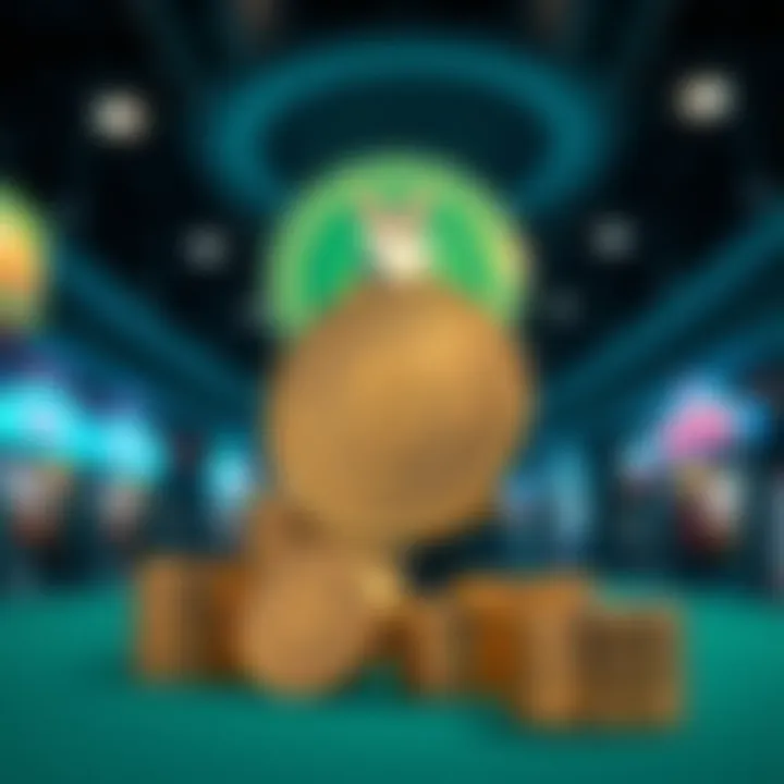 A graphic representation of the advantages and disadvantages of coin casinos.