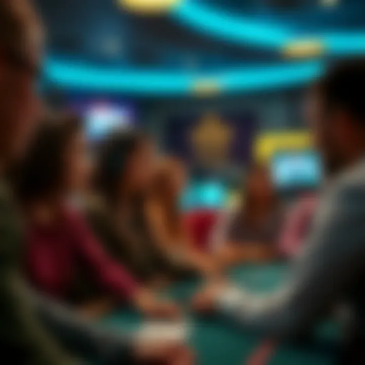Community engagement in live casino