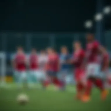 Comparison of teams in Nations League and Euro