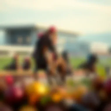 Digital platform showcasing horse racing odds and statistics