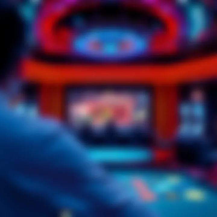 Virtual Casino Interface with Games