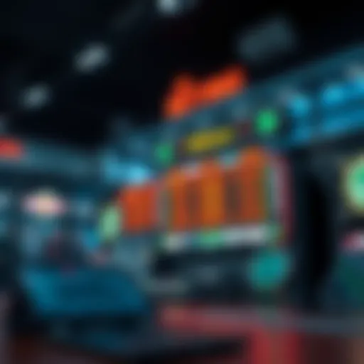 An engaging graphic representation of modern online betting platforms