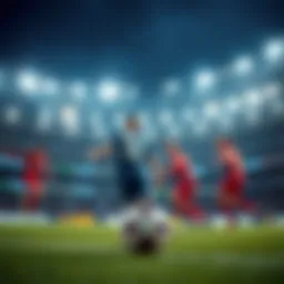 Overview of a football betting site interface