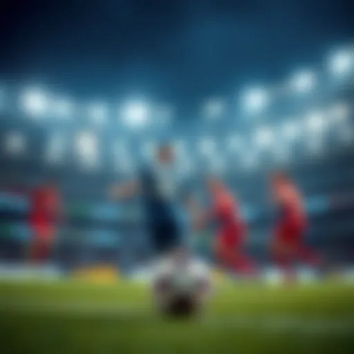Overview of a football betting site interface