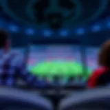 Illustration of diverse online platforms for soccer streaming