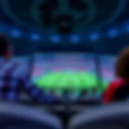 Illustration of diverse online platforms for soccer streaming