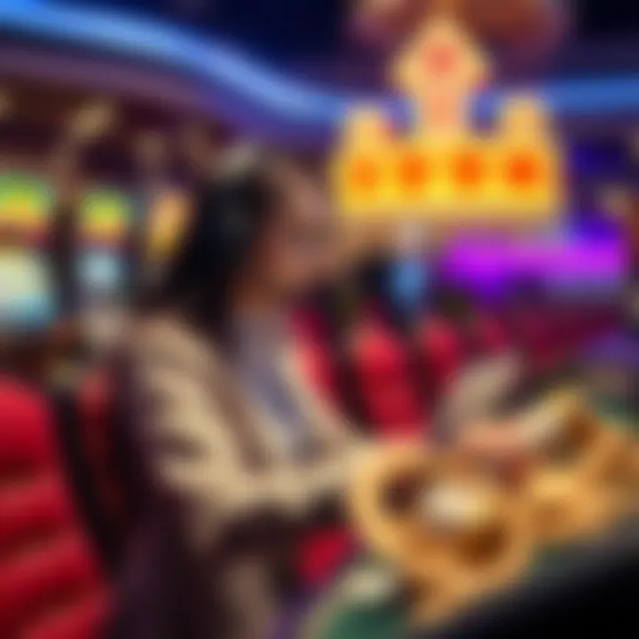 Graphic depicting the importance of customer service in casinos