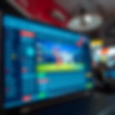 Illustration showcasing user interface of a betting site