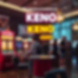 Illustration showing the historical evolution of Keno