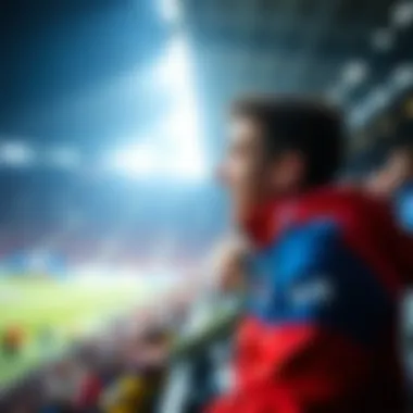 A vibrant match scene illustrating the club's passionate fan base