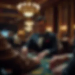 Live Baccarat gameplay showcasing strategic decisions