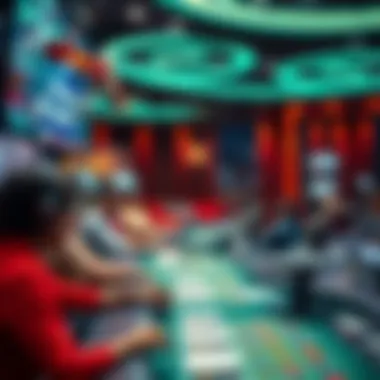 Advanced technology used in live casinos, displaying high-definition streaming and interactive features.