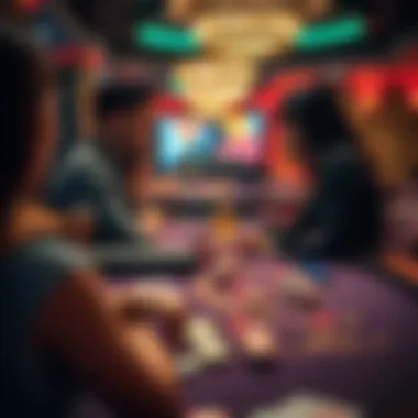 Engaging at the Blackjack Table A detailed view of live dealer blackjack table