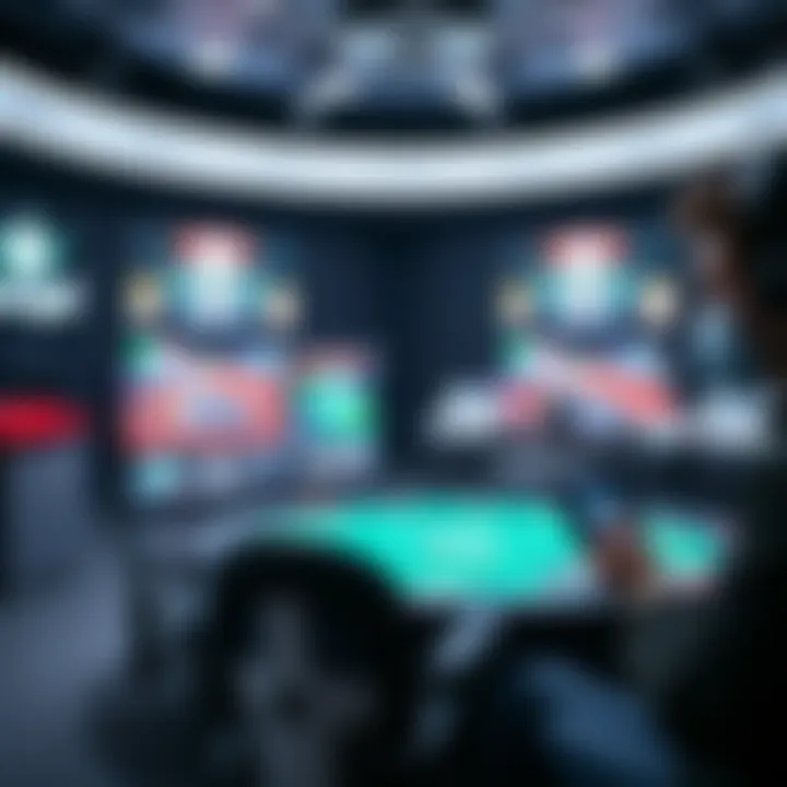A high-tech streaming studio for live dealer games