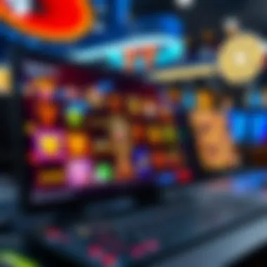 A modern online casino interface displaying various slot games