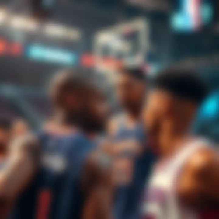 Trends in NBA team dynamics displayed visually