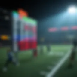 Visual representation of NFL odds fluctuations