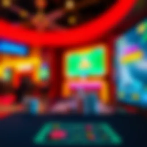 Visual representation of online casino platforms