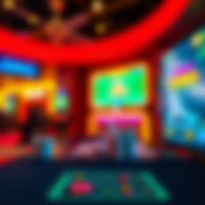 Visual representation of online casino platforms