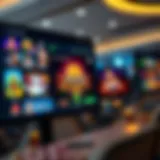 A mesmerizing online casino interface showcasing various games.