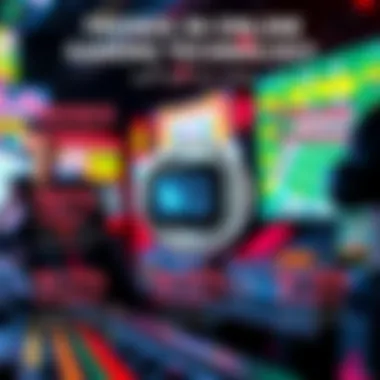 An infographic illustrating the latest trends in online gaming technology