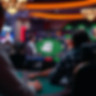 A captivating online poker game interface showcasing vibrant graphics and user engagement