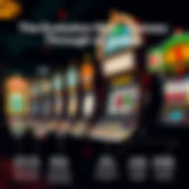 An infographic detailing the history of slot games from mechanical to digital