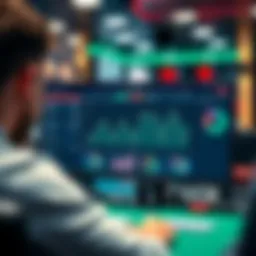 Innovative poker software interface showcasing advanced analytics