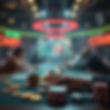 Symbolic representation of risks in crypto gambling