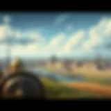 Ancient Roman battlefield illustration