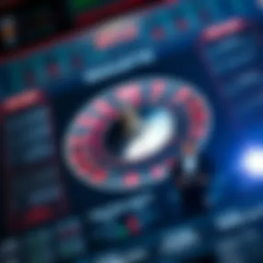 A strategic betting chart illustrating various betting options in roulette.