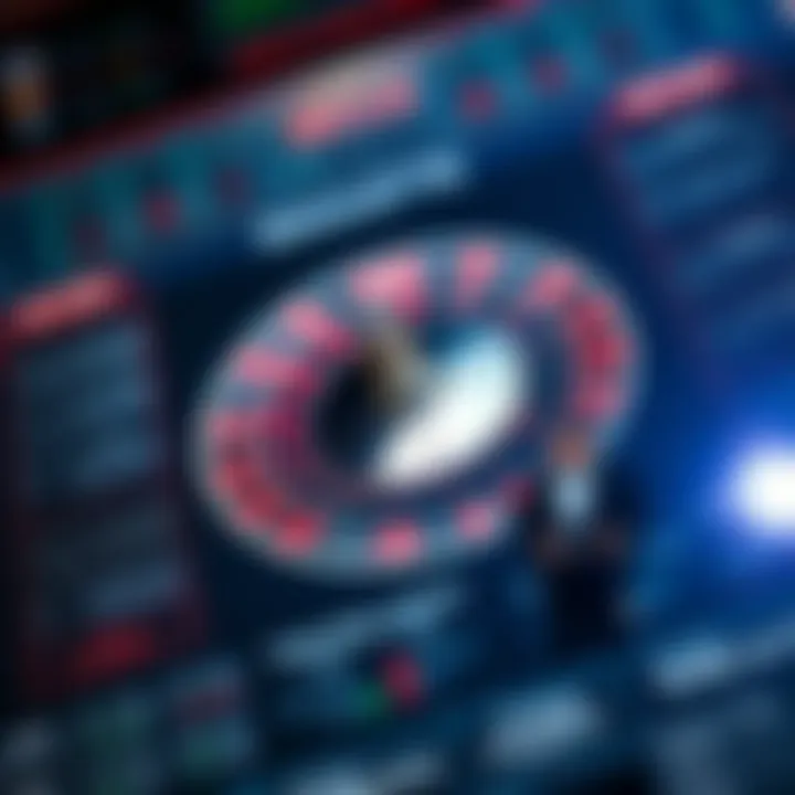 A strategic betting chart illustrating various betting options in roulette.