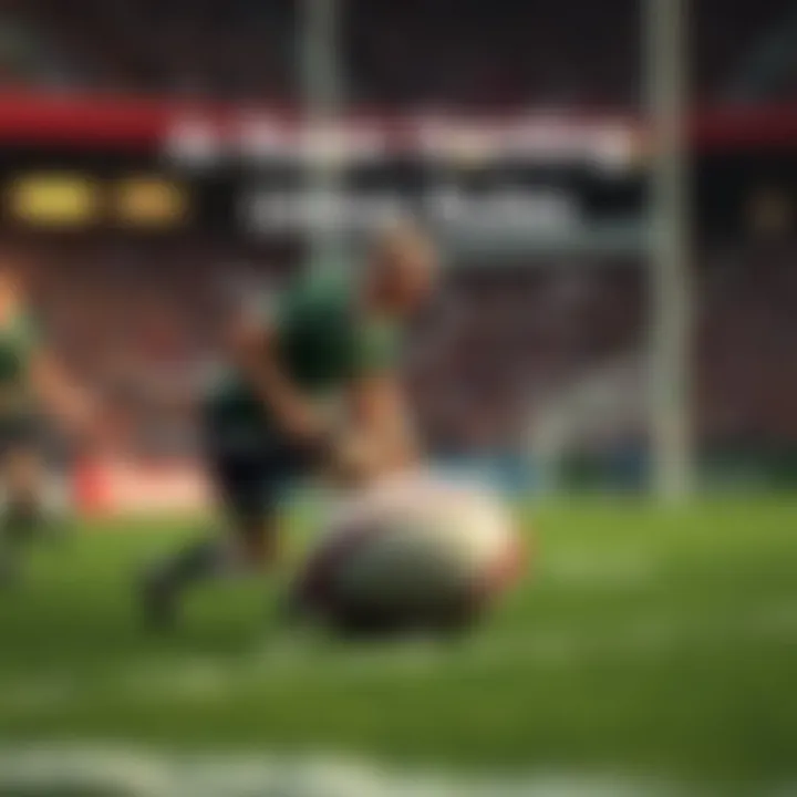 Visual representation of rugby union rules