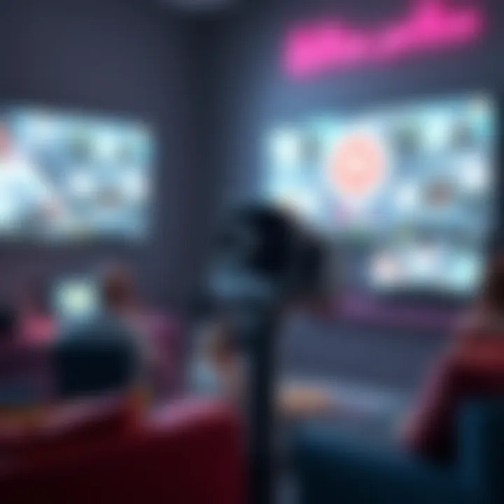 Conceptual image representing safe streaming practices
