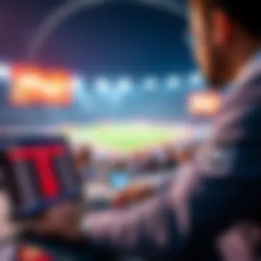 Experience the Thrill of Online Betting Dynamic view of an online betting platform in action