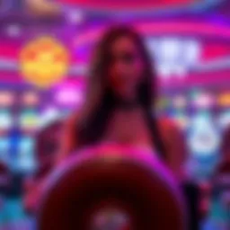 A vibrant display of casino gaming options