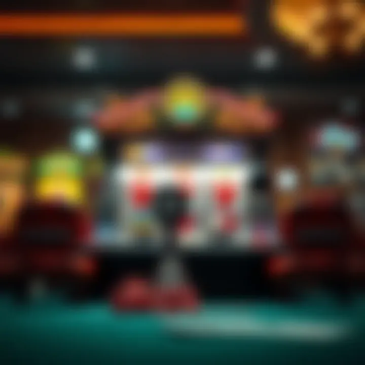 A strategic layout displaying effective betting strategies for slot games