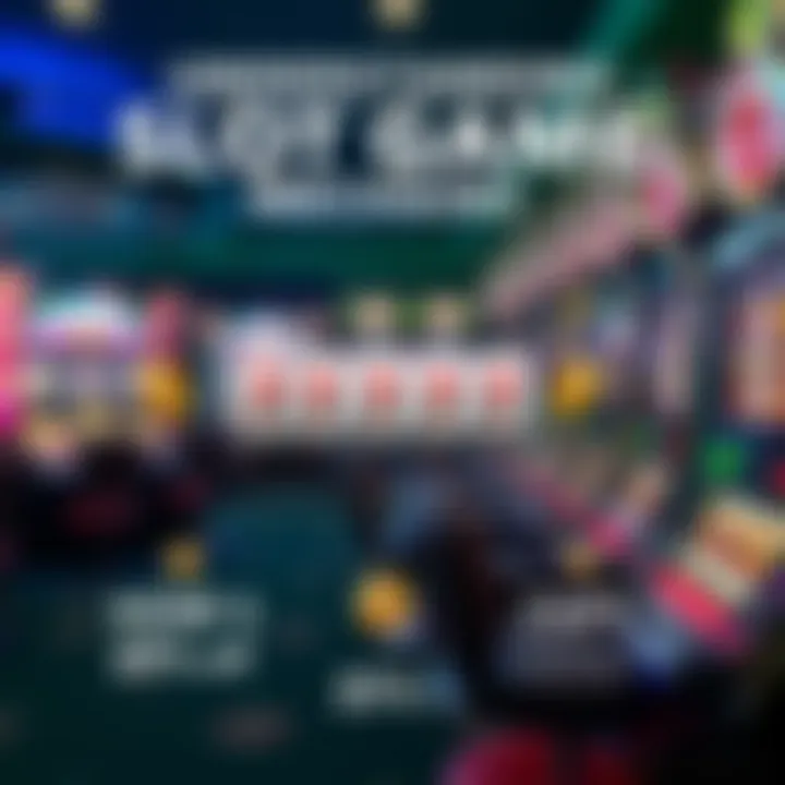 An infographic illustrating the mechanics of slot games and how they function